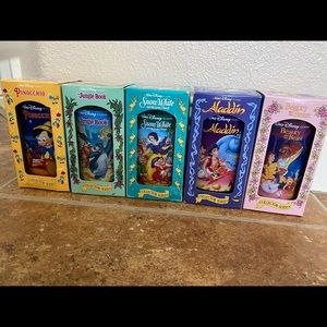 5 1994 collectible Burger King Disney cups